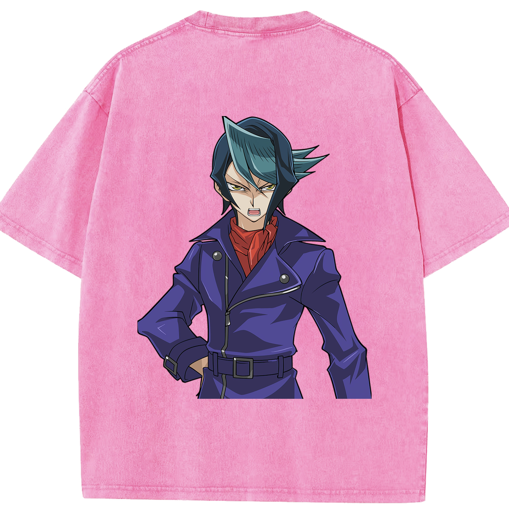 （画像用） 遊☆戯☆王 Yu-Gi-Oh! 綿100% ヴィンテージ風 半袖Tシャツ（背面プリント）